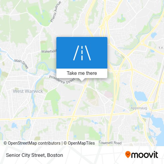 Mapa de Senior City Street