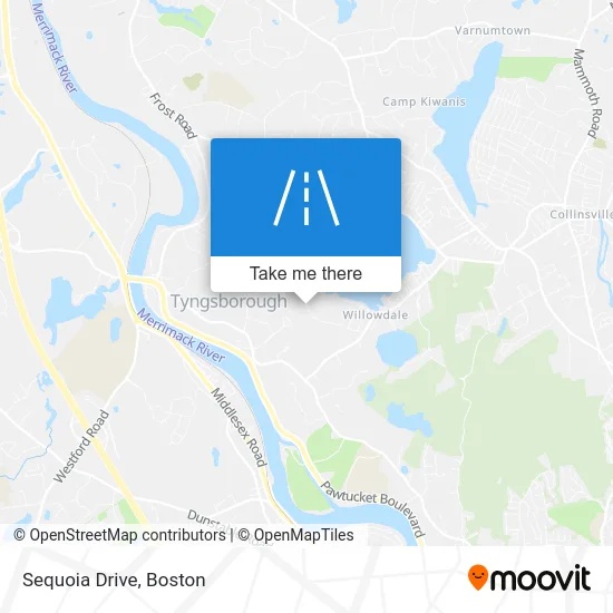 Sequoia Drive map