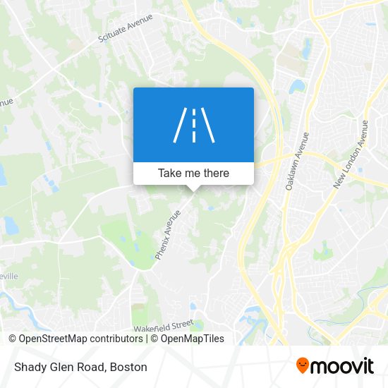 Mapa de Shady Glen Road