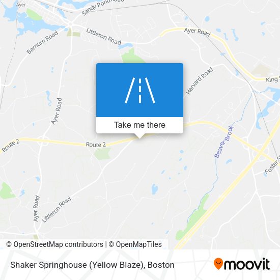 Mapa de Shaker Springhouse (Yellow Blaze)