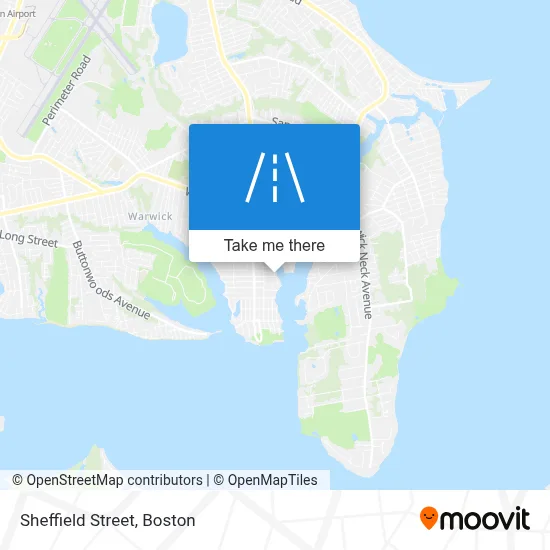 Sheffield Street map