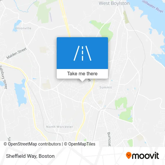 Sheffield Way map