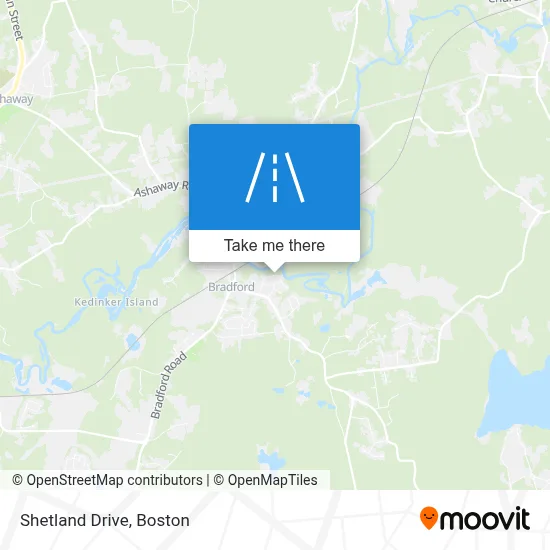 Shetland Drive map
