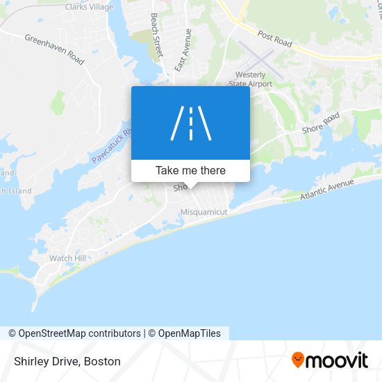Mapa de Shirley Drive