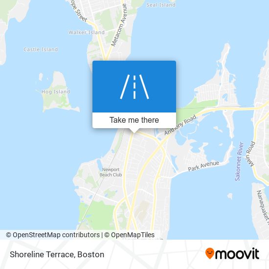 Shoreline Terrace map