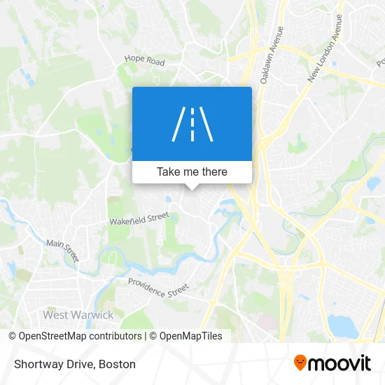 Shortway Drive map