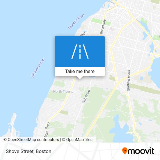 Mapa de Shove Street
