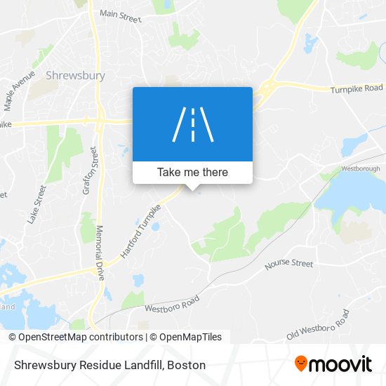 Mapa de Shrewsbury Residue Landfill