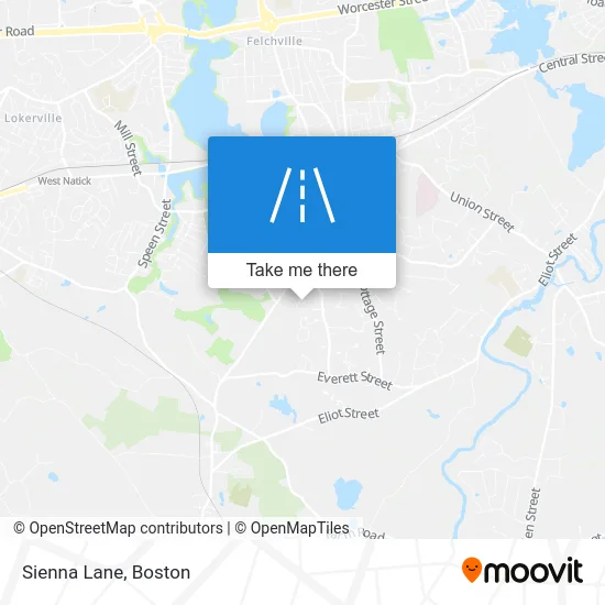 Sienna Lane map
