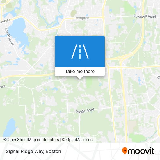 Signal Ridge Way map