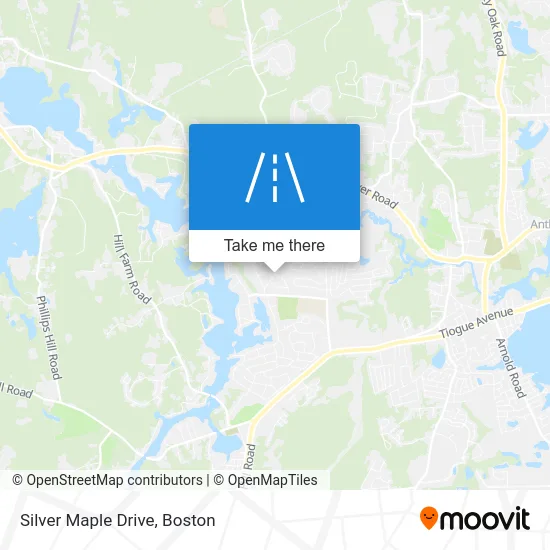 Silver Maple Drive map