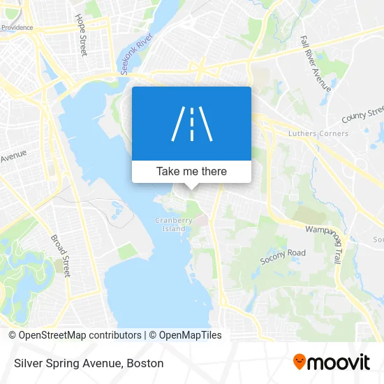 Silver Spring Avenue map