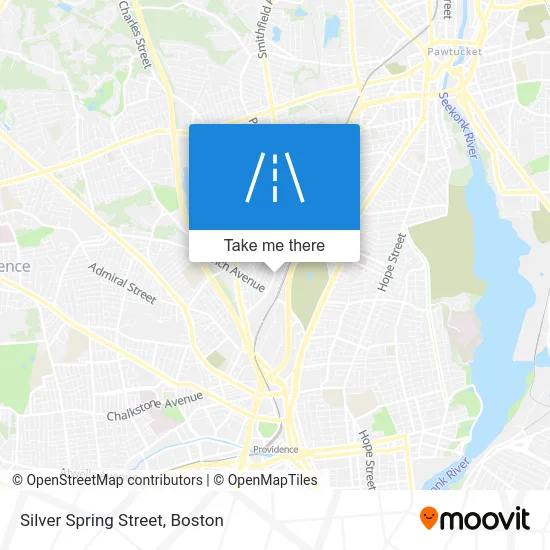 Silver Spring Street map