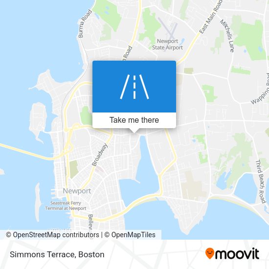 Mapa de Simmons Terrace