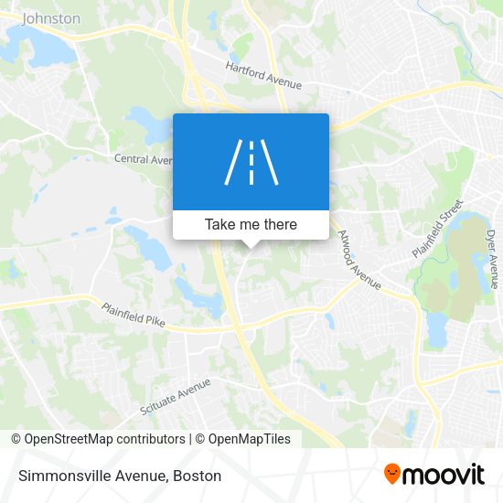 Mapa de Simmonsville Avenue