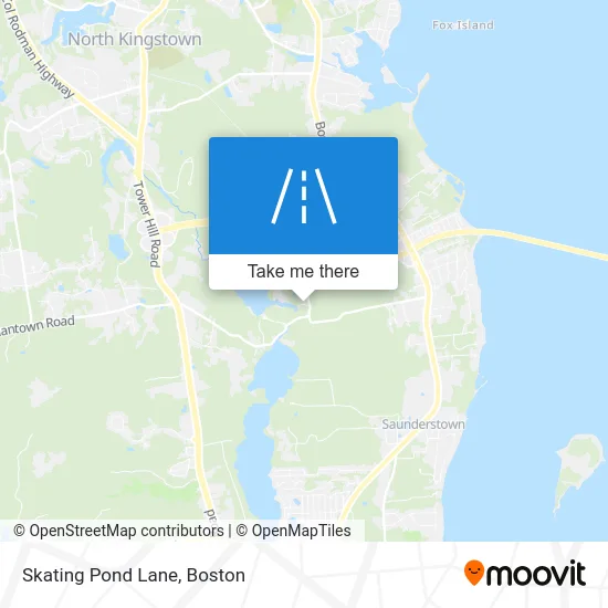 Skating Pond Lane map