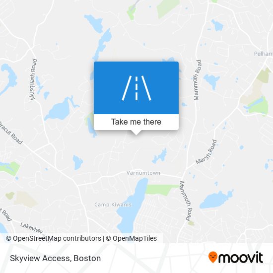 Skyview Access map