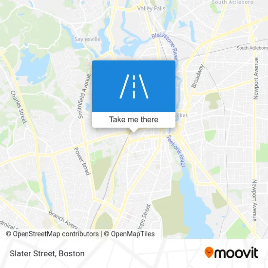 Slater Street map