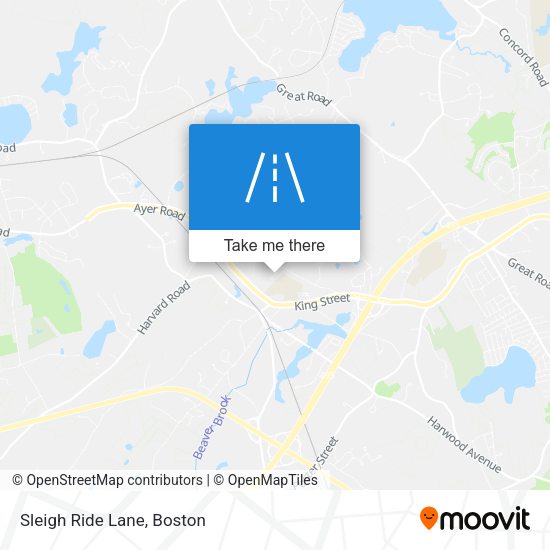 Sleigh Ride Lane map