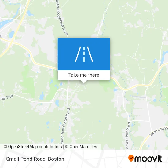 Small Pond Road map