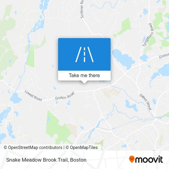 Snake Meadow Brook Trail map