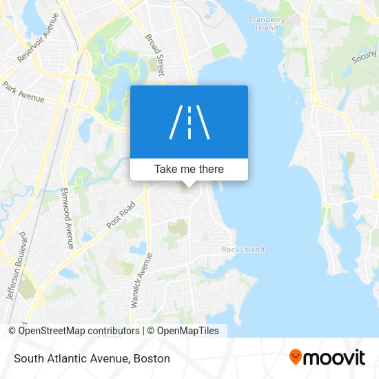 South Atlantic Avenue map