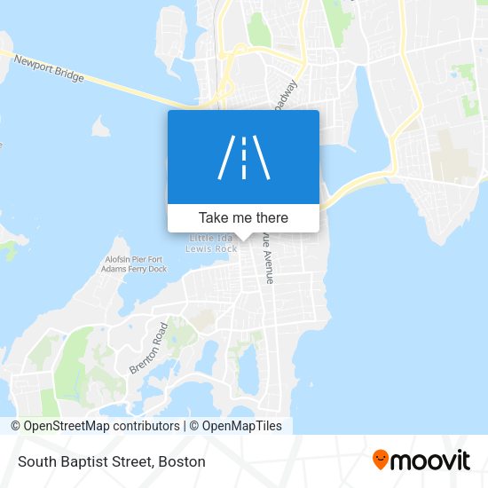 South Baptist Street map