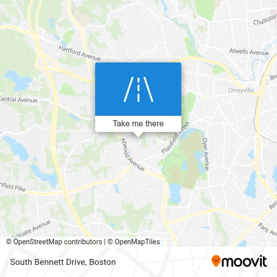 South Bennett Drive map