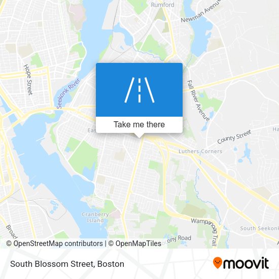 South Blossom Street map