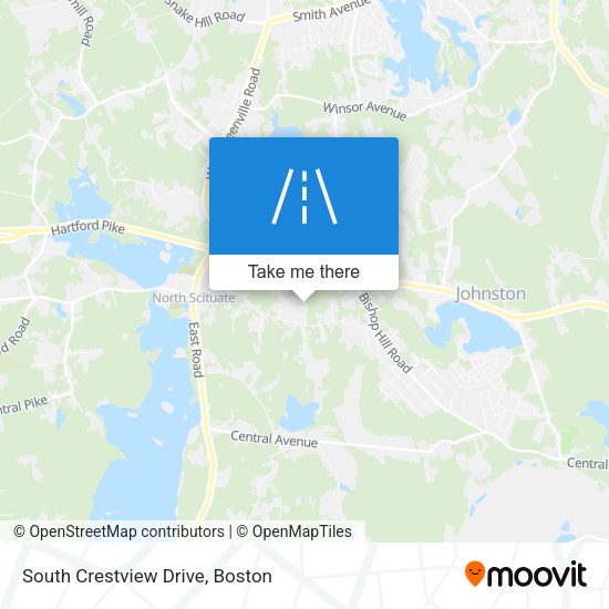 South Crestview Drive map