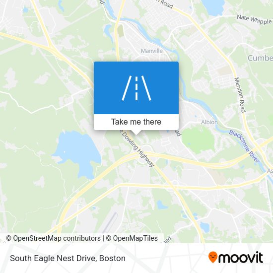 South Eagle Nest Drive map