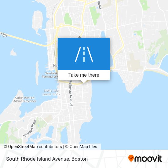 South Rhode Island Avenue map