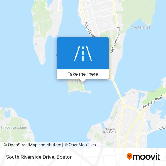 South Riverside Drive map