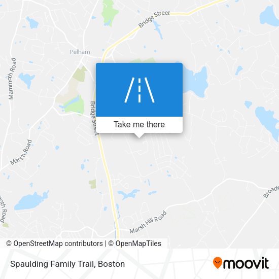 Spaulding Family Trail map