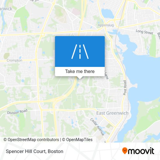 Mapa de Spencer Hill Court