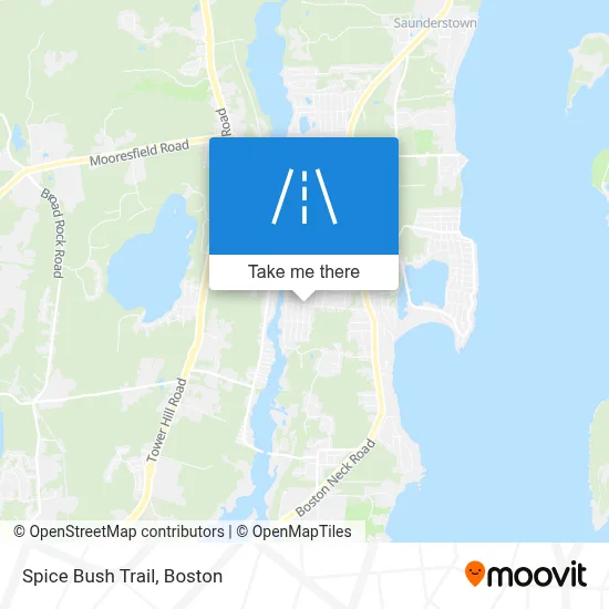 Spice Bush Trail map