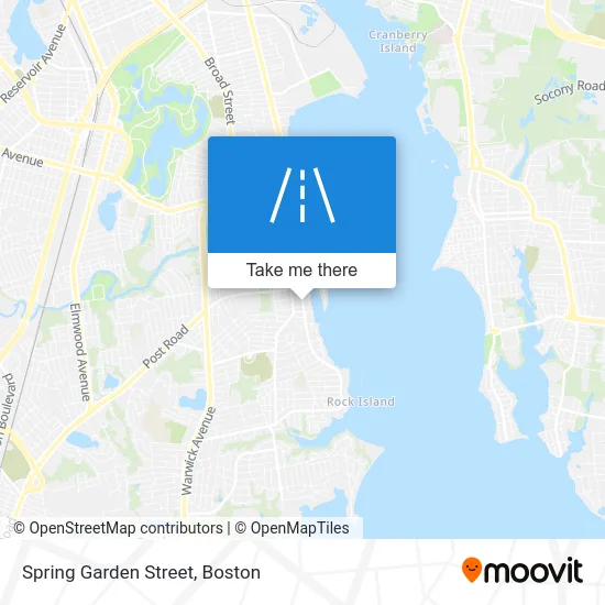 Spring Garden Street map