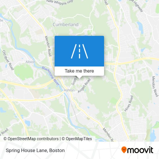Mapa de Spring House Lane
