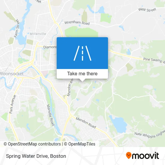 Spring Water Drive map