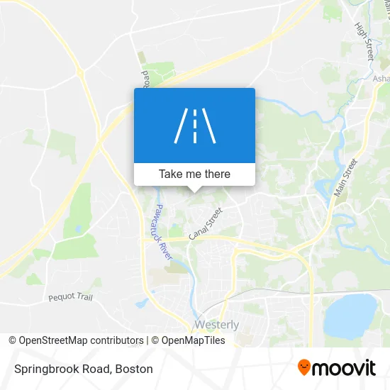 Springbrook Road map