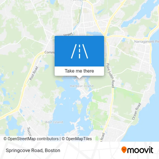 Springcove Road map