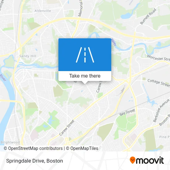 Springdale Drive map