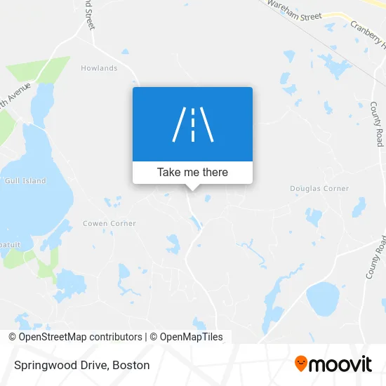 Springwood Drive map