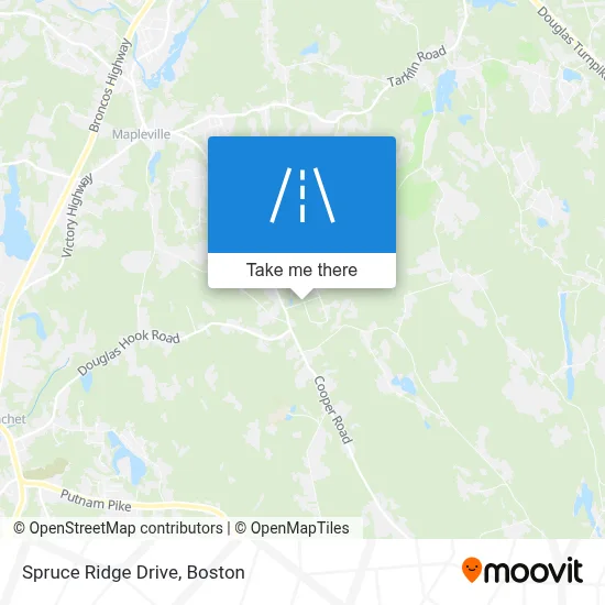 Spruce Ridge Drive map