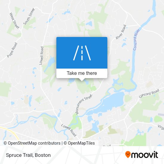 Mapa de Spruce Trail