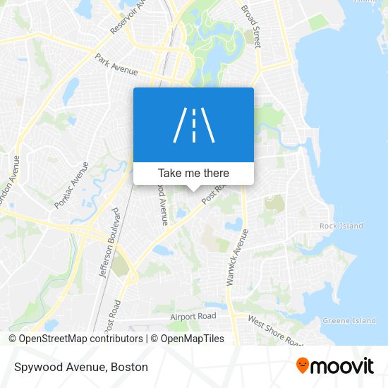 Mapa de Spywood Avenue