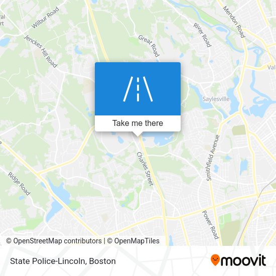 Mapa de State Police-Lincoln