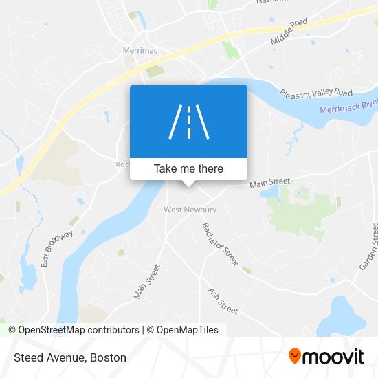 Steed Avenue map