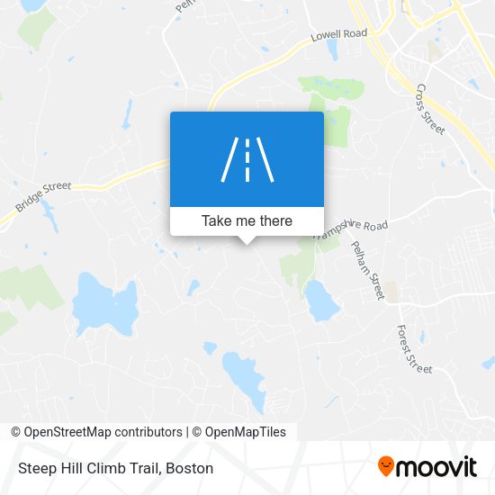 Steep Hill Climb Trail map