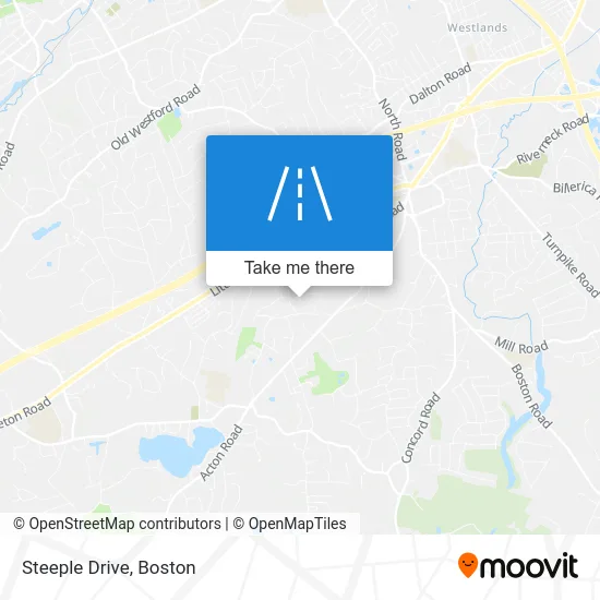 Steeple Drive map